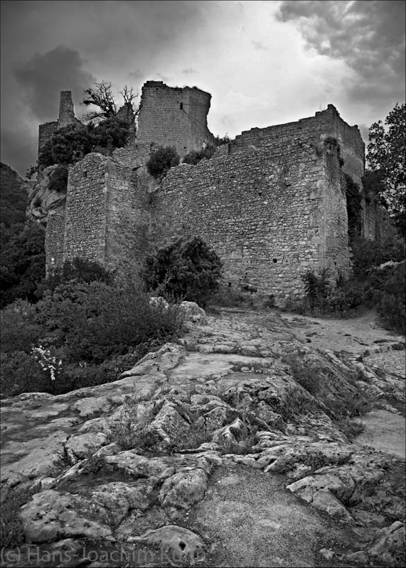 Burgruine Oppede La Vieux, Frankreich